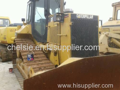 used Caterpillar yellow bulldozer