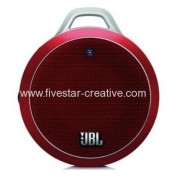 Red JBL Micro Wireless Ultra-Portable Bluetooth Speakers