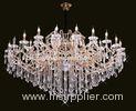 42 Lights Contemporary Crystal Chandeliers For Hotel / Home 1800mm x 800mm