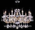 Baccarat E14 / E27 Contemporary Crystal Chandelier Lighting With 18 Lights