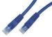Blue Color PVC Ethernet Patch Cables 8P8C RJ45 Plug Male to Male