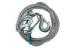 Custom 6 Ton 7 Ton Steel Heavy Duty Tow Rope With CE / TUV / GS Approved