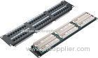 UTP 48 Port Patch Panel 2U AMP Type Cat5e Patch Panels for Computer Center