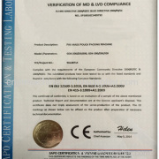 VERIFICATION OF MD & LVD COMPLIANCE