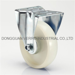 5 inches roller bearing fixed nylon storage cage casters