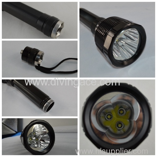 Manufacturer cree diving flashlight/diving equipment