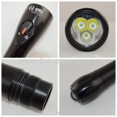 High power swimming light/diving flashlight