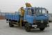 Dongfeng 153 8ton 4 sections folded crane truck