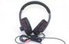 Cord PC Noise Canceling Stereo Headphones with Speaker , Black