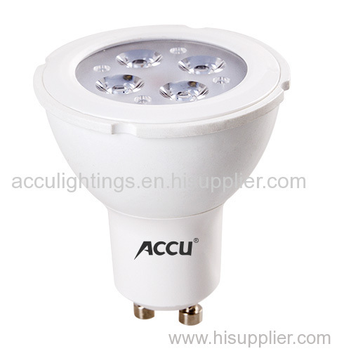 4W 281lm GU10 38° LED Spot Light high power 1Wx4