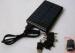 Portable Black 5V 1.5A Mobile Phone Solar Charger for iPhone 4S iPhone 5 dust proof