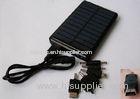 Portable Black 5V 1.5A Mobile Phone Solar Charger for iPhone 4S iPhone 5 dust proof