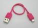 Camera Cell Phone USB Cables Micro USB To Micro USB Cable 0.2m Pink