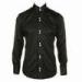 Ladies' Office Shirt, Work Shirt, Blouse, Women's Business Shirt, Hand Stitching at Collar