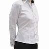 Ladies' Office Shirt, 100% Cotton, Work Shirt, Blouse, Double Cuffs, Women's Business Shirt