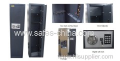 Electronic gun safe cabinet