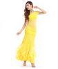 Sexy see through Womens Suit Dress Fishtail Skirts in Yellow , Blue , Red , Purple