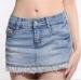Women Short Shorts Casual Stretch Rolled Cuffs Loose Jean Denim Shorts