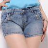 Wholesale Women Summer Denim Short Jeans Ripped Hot Club Wear Short Pants Beach Shorts