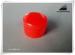 Red 20 / 410 Caps and Closures plastic flip top cap for Cosmetic bottle