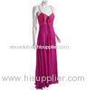 Spaghetti Strap Sweetheart Neckline Dresses Floral Jacquard Silk Ladies Gowns