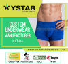 Cotton material fashion mens boxer briefs