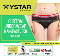 Ladies fashion design sport briefs underwear