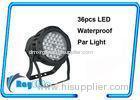 Weatherproof 36 x 3Watt led par light for stand-alone / die cast body