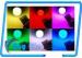 Aluminum 9W RGB LED ball light with eurolite philips Traxon led3