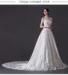 Exquisite Off shoulder Strapless Wedding Gowns Hollow court train wedding dress