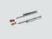 Gavanized Steel Mini Undermount Drawer Slides Bottom Mounted For Cabinet
