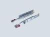 Furniture Telescopic Metal drawer slides for keyboard / dresser drawer