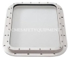 Marine outfitting A0 fireproof rectangular fixed window marine window