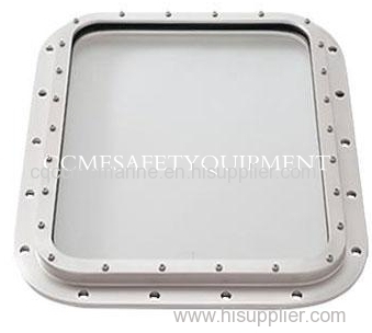 Marine outfitting A0 fireproof rectangular fixed window marine window