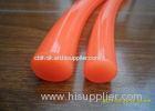 Polyurethane PU orange smooth round belt / High tensile strength Polyurethane Round Belt