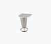 Tapered sofa leg Stainless Chrome painted steel Furniture parts