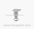 Tapered sofa leg Stainless Chrome painted steel Furniture parts