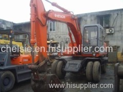 Used Hitachi EX100WD Wheel Excavator