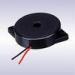Black ABS Piezo Wire Buzzer 85dB Sound , Electronic Buzzers