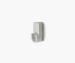 Metal Wardrobe Interior Fittings 25mm Heavy Oval tube rail holder
