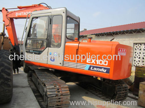 Used Excavator Hitachi yellow