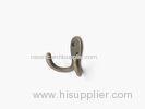 Wardrobe Zamac coat hooks Front holes for shelf drilled screws