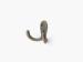 Wardrobe Zamac coat hooks Front holes for shelf drilled screws