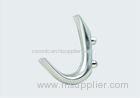 Single zamac hook, wardrobe hook, closet hook