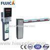 Aluminum Alloy Straight Barrier Gates , Parking Toll Collection System