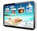 Ultra Slim 18.5 Inch Stand Alone Digital LCD Screen Signage / Airport LCD Advertising Display