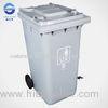 Outside Wheeled Plastic Garbage Bins / Big MobileTrash Container 100L