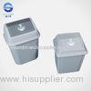 Customized Large Plastic Garbage Bins / Trash Container 42L in Gray