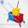 60L Side Press Wringer Industrial Mop Bucket with Smooth Surface