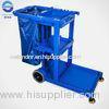 Cleaning Multi Functional Mobile Janitor Trolley for Five Star Hotel